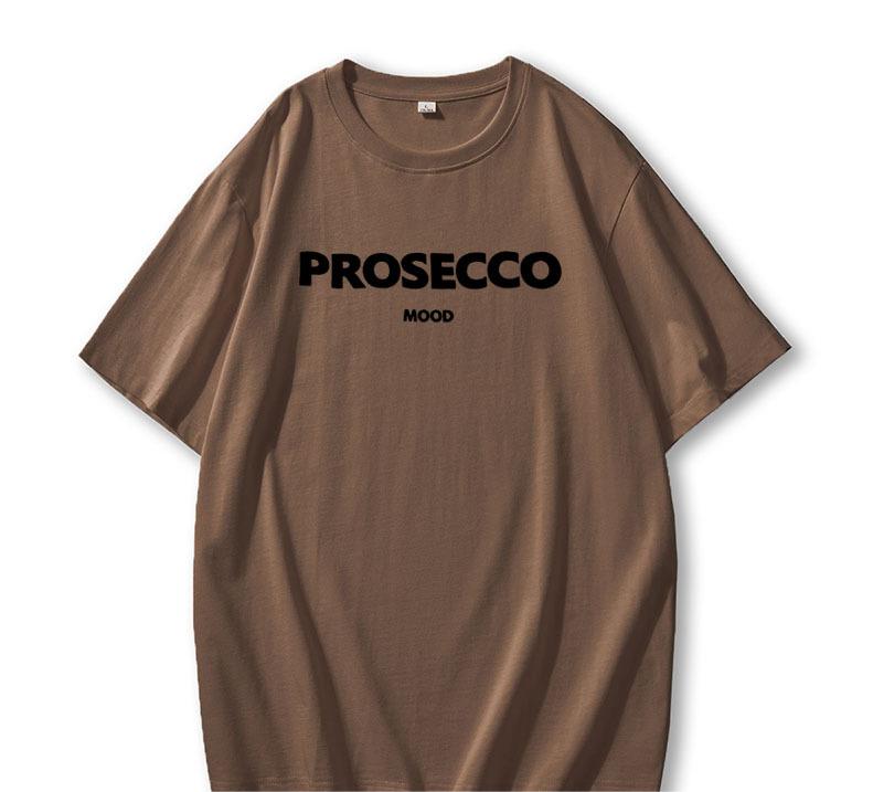 Round Neck Loose Prosecco Top