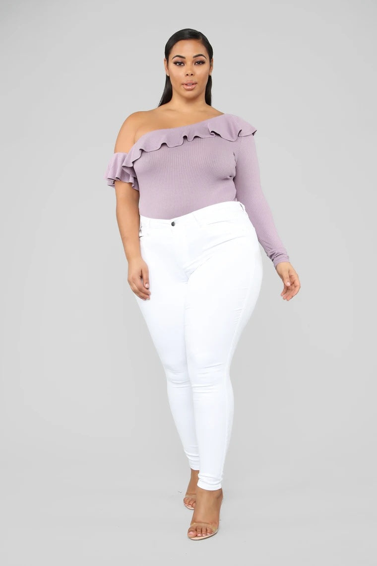 Luxe Curve Elastic Denim Skinny Pants