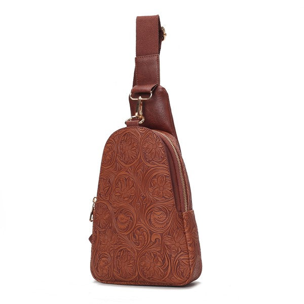 Millie Embossed Sling bag