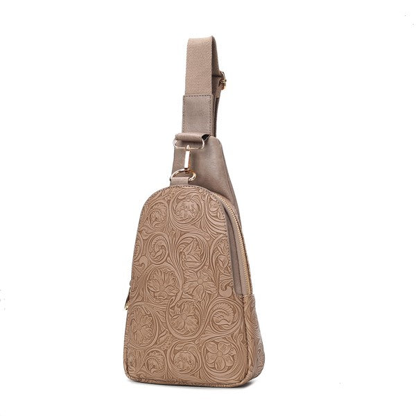 Millie Embossed Sling bag