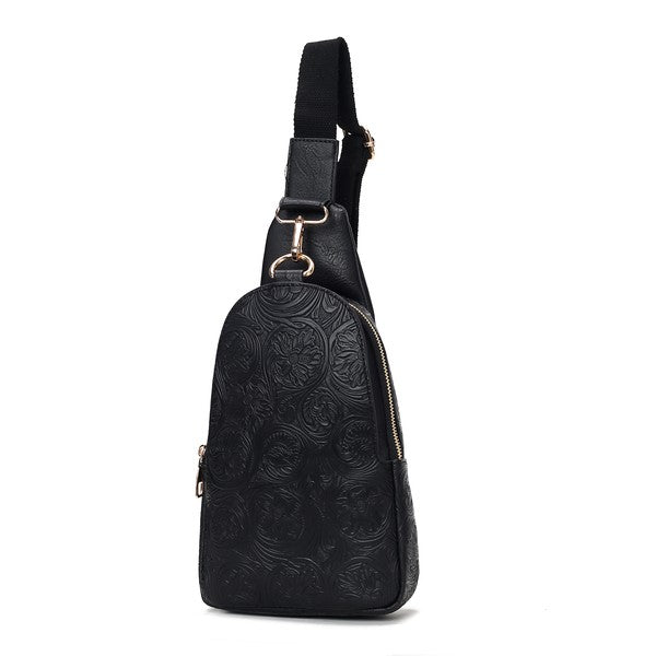 Millie Embossed Sling bag