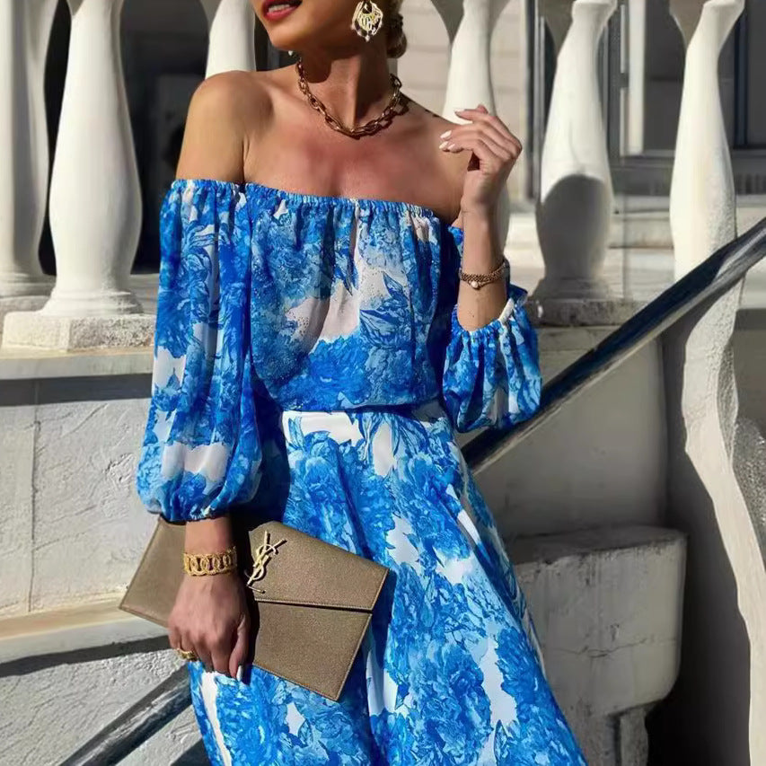 High Waist Elegant Maxi Dress