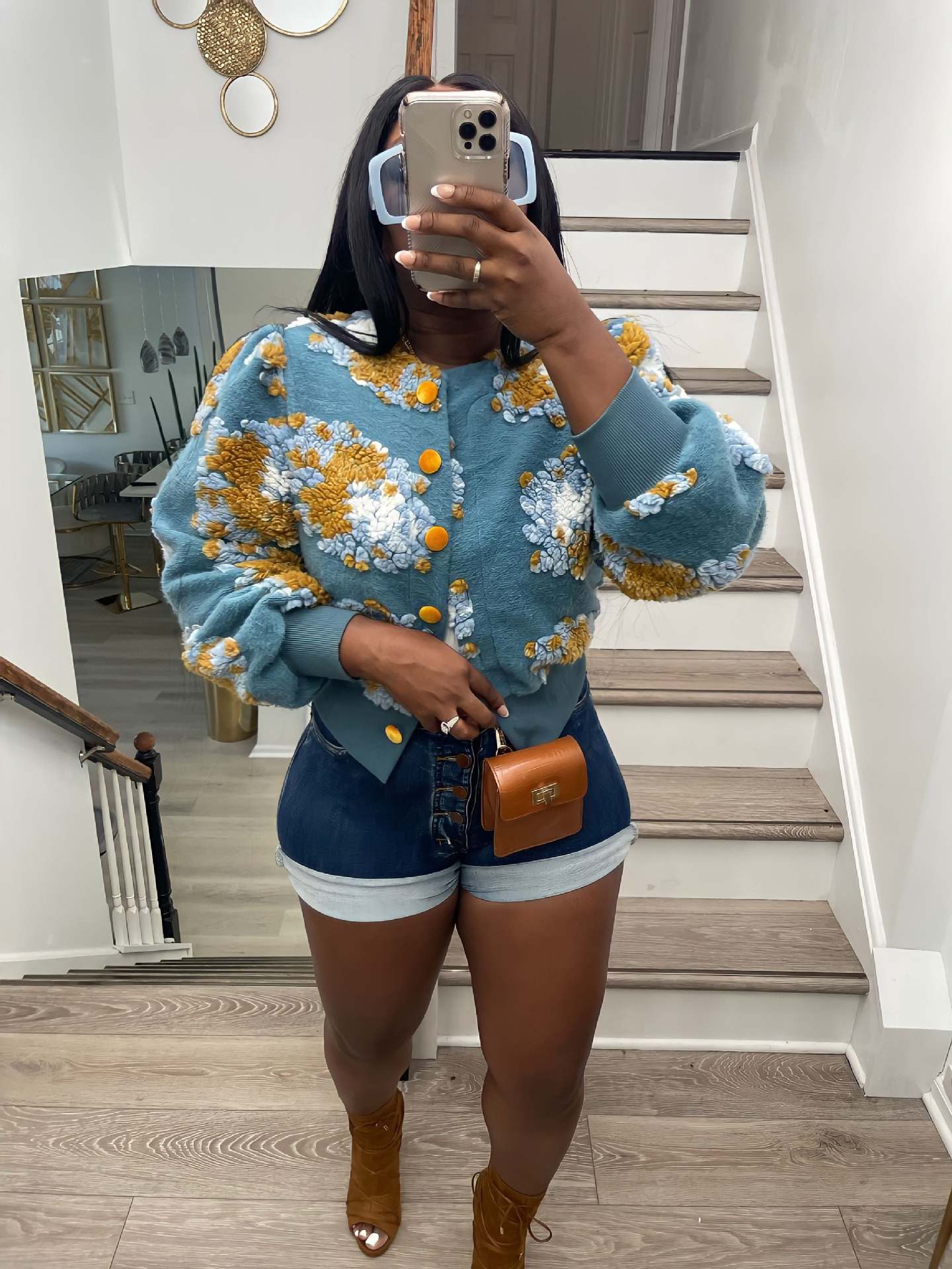 Buttercup Coat 3 Dimensional Floral Coat