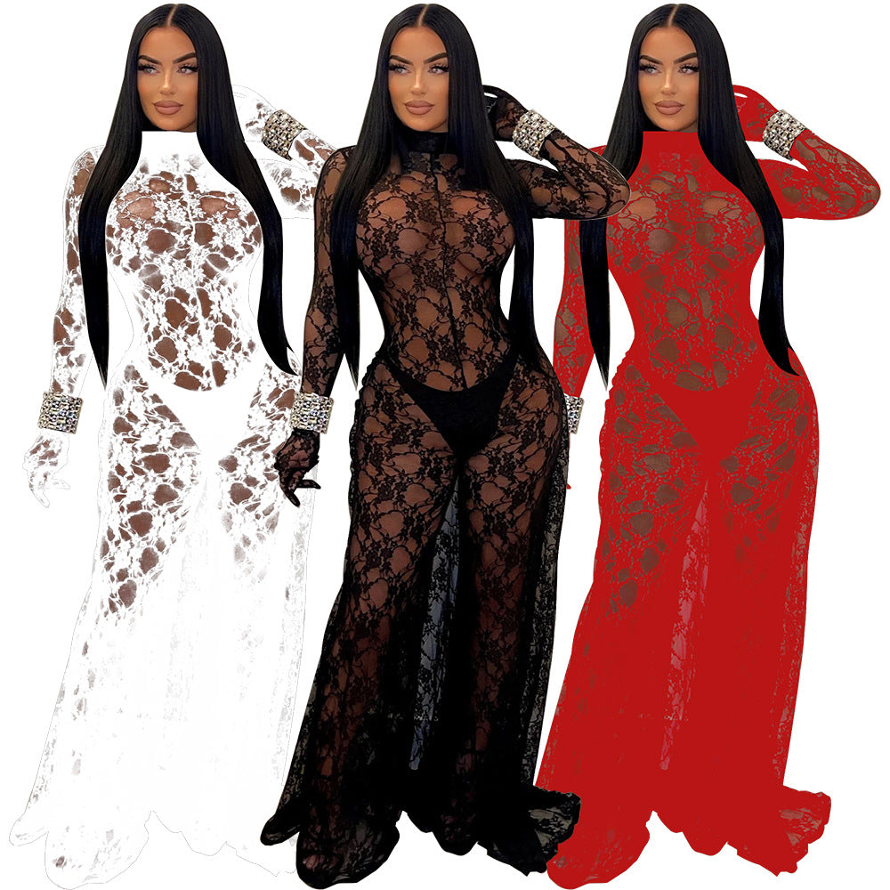 Sexy See through Lace Jumpsuit