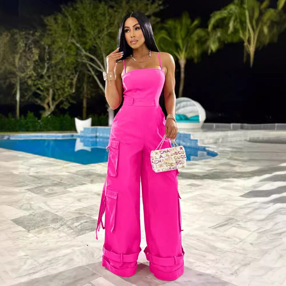 Workwear Wide Pocket Jumpsuit