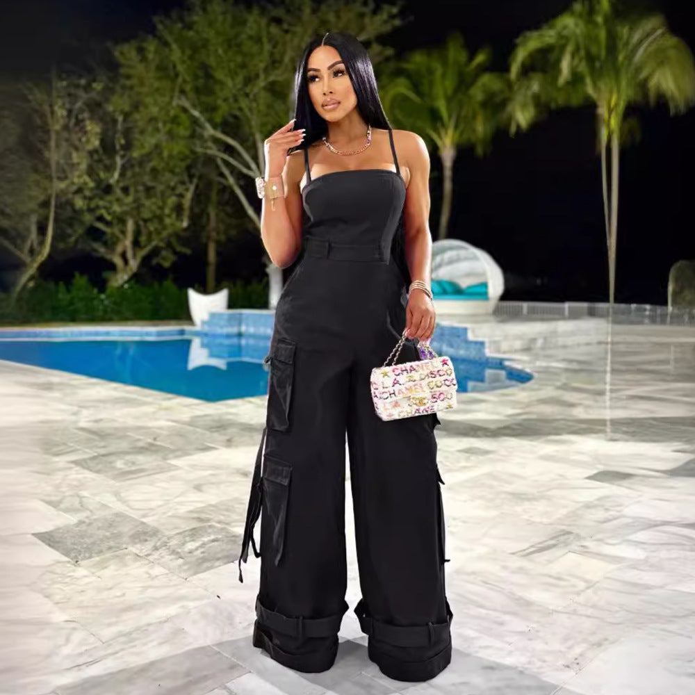Workwear Wide Pocket Jumpsuit