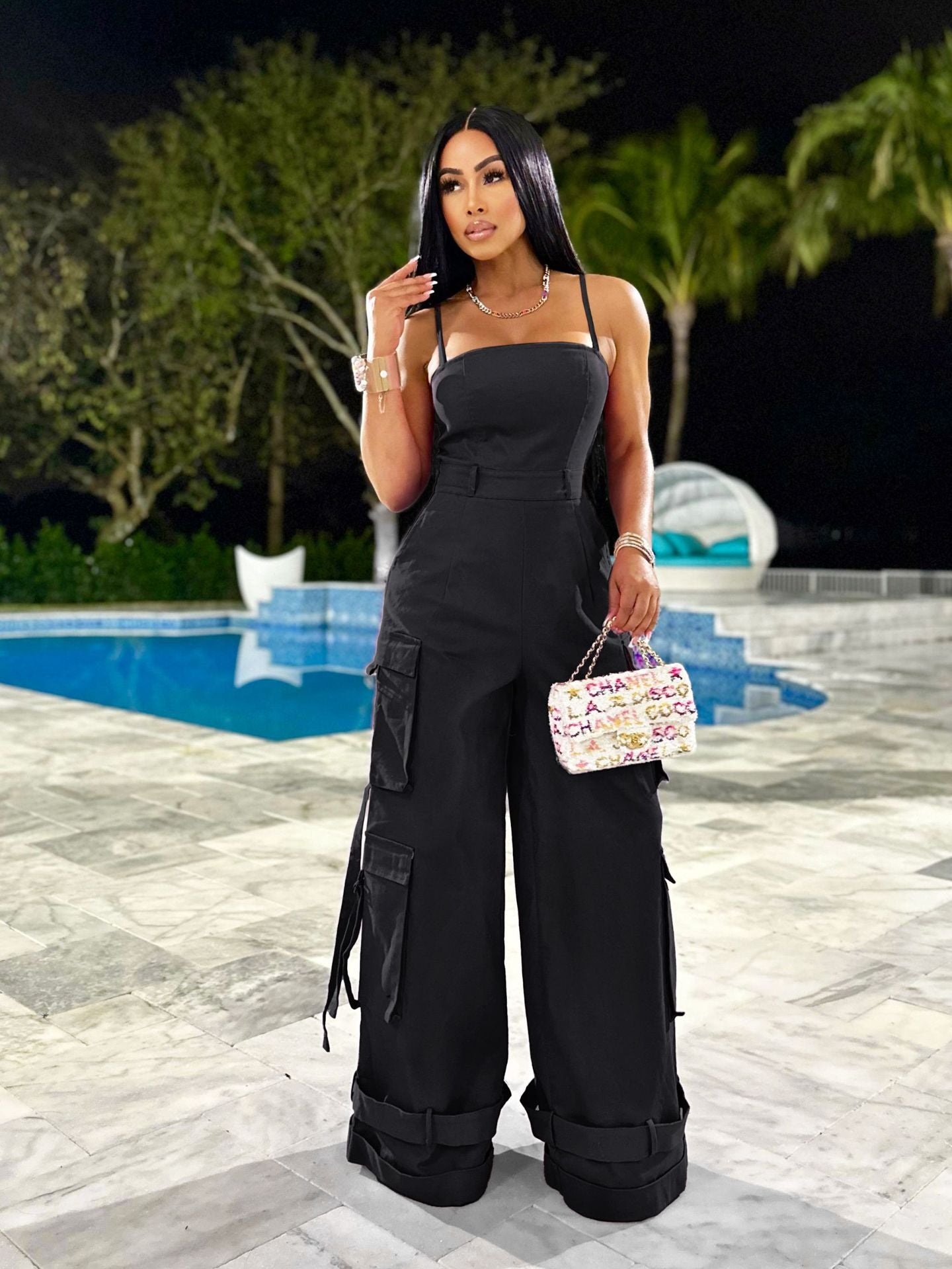 Workwear Wide Pocket Jumpsuit