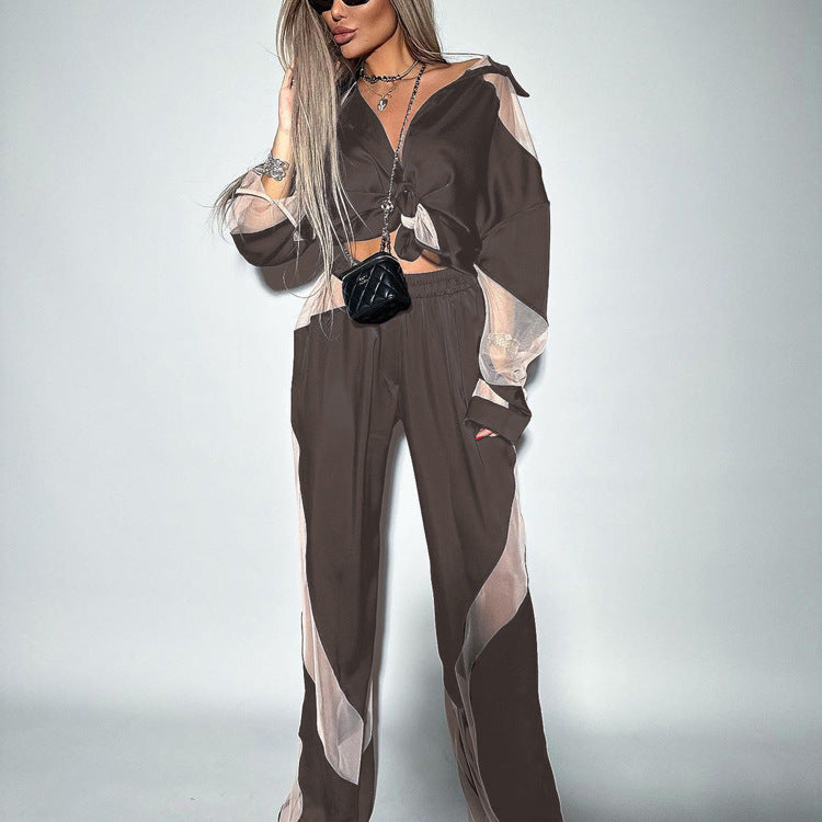 Bossy Bella Two Piece Trousers Set