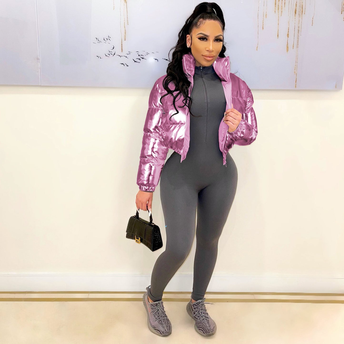 Bronzing North Cotton Padded Coat