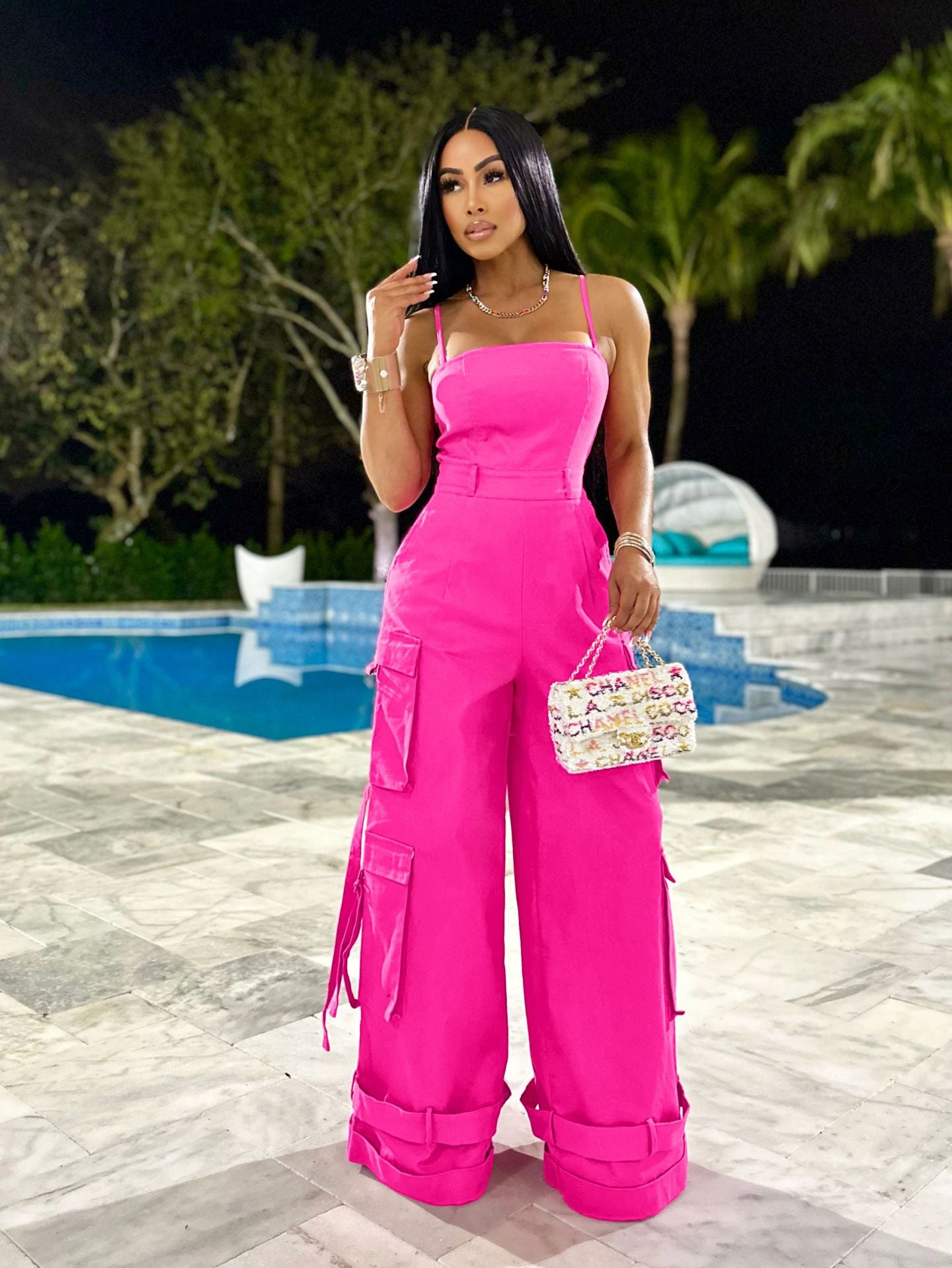 Workwear Wide Pocket Jumpsuit