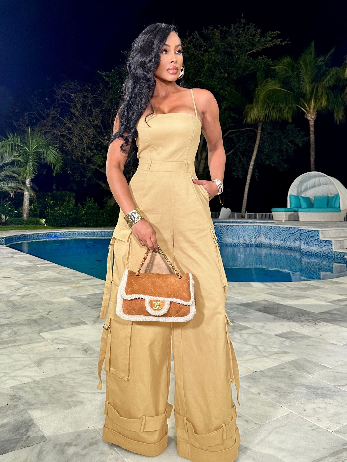 Workwear Wide Pocket Jumpsuit