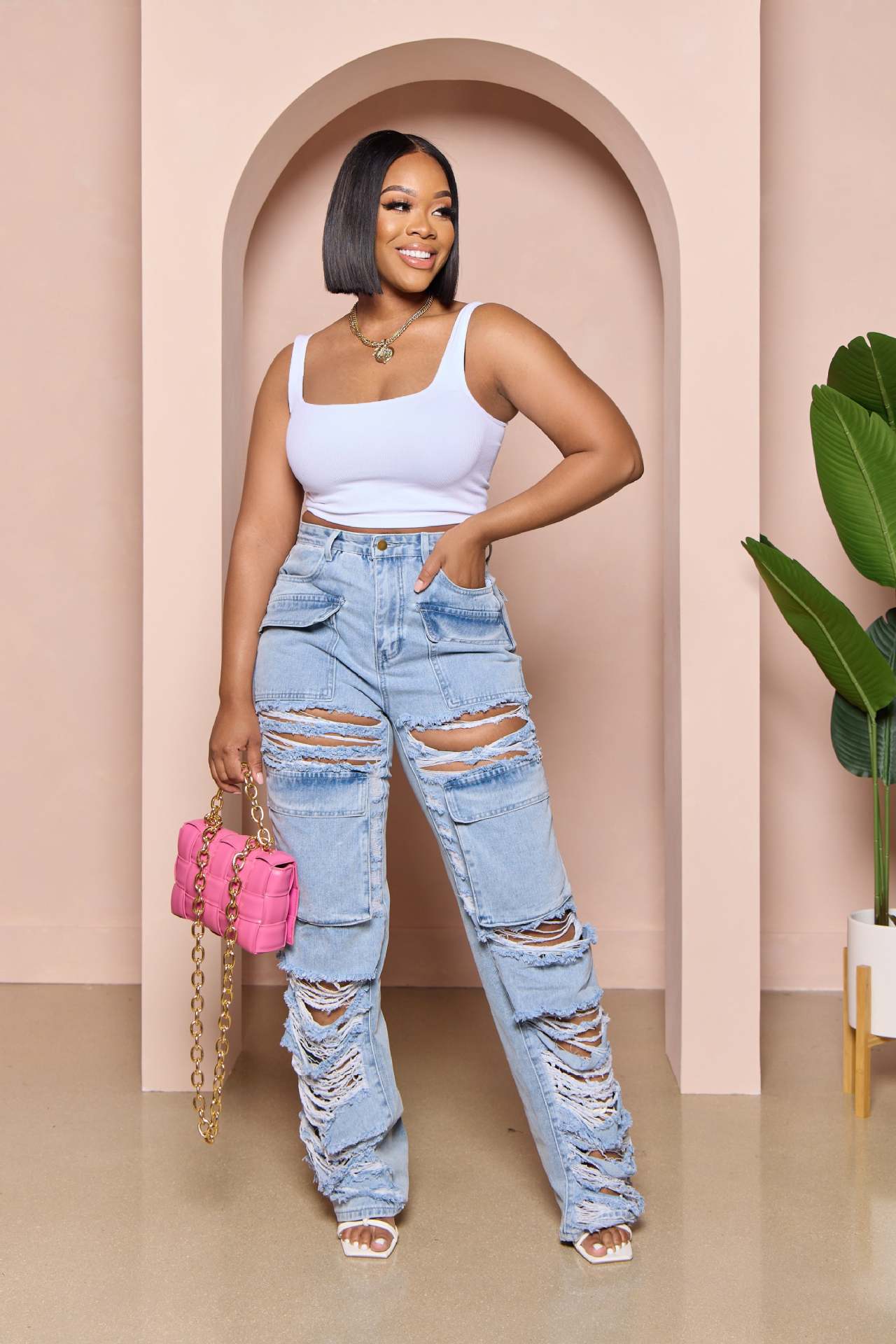 Cargo-Couture Denim