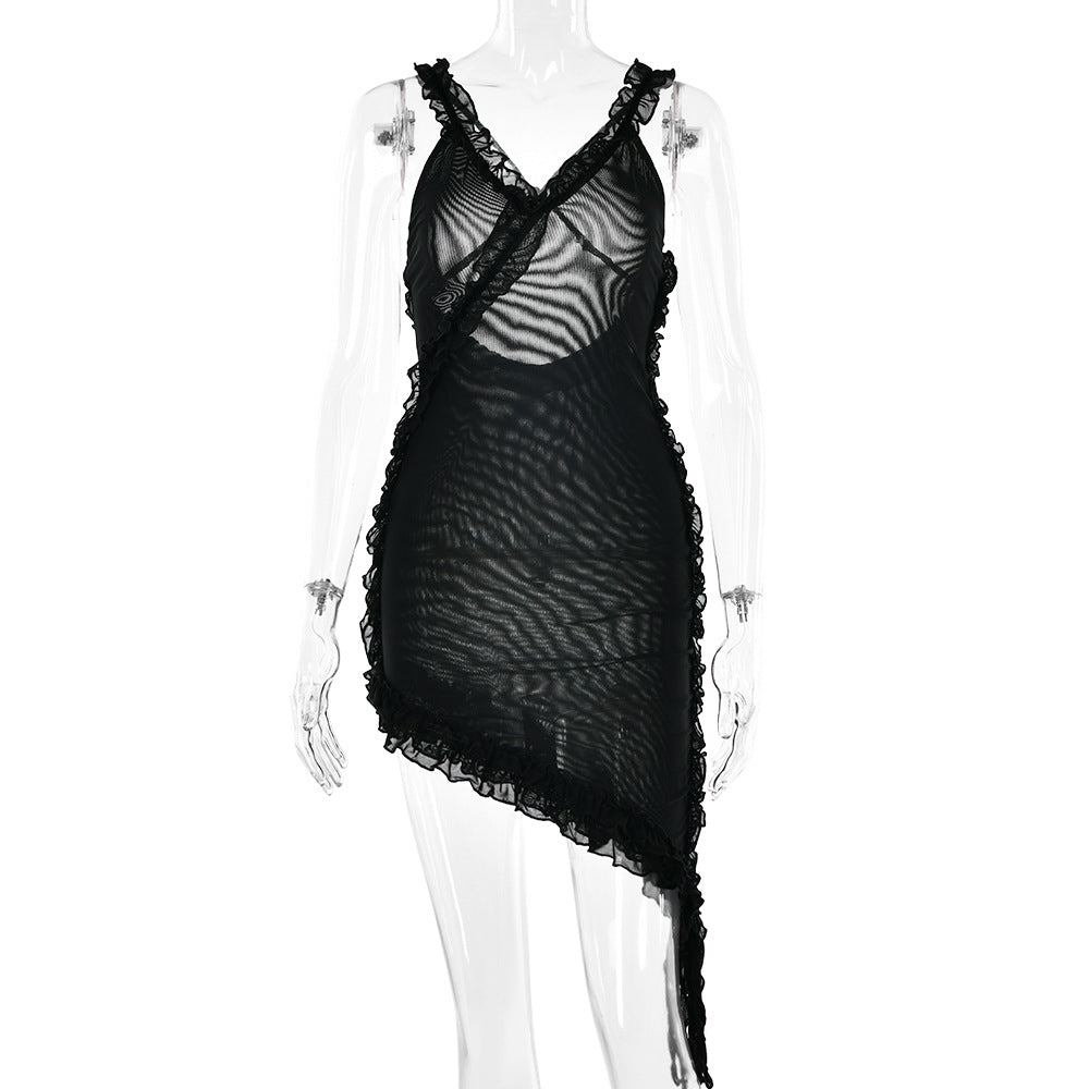Women's Lotus Leaf Dress