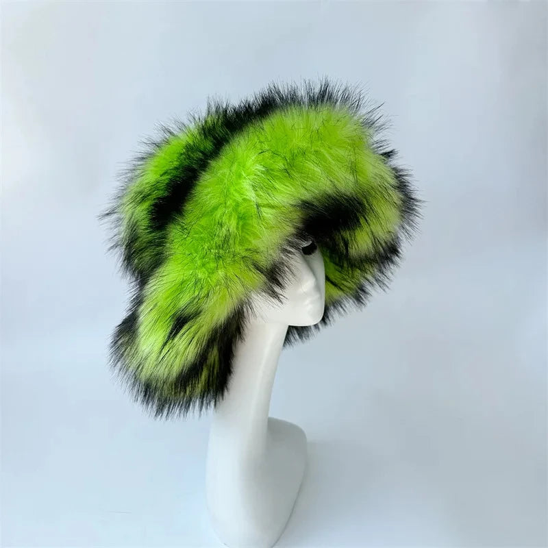 Faux Fur Bucket Hat