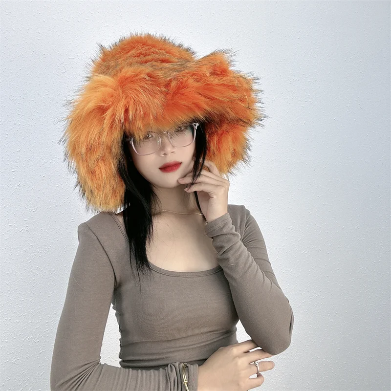 Faux Fur Bucket Hat