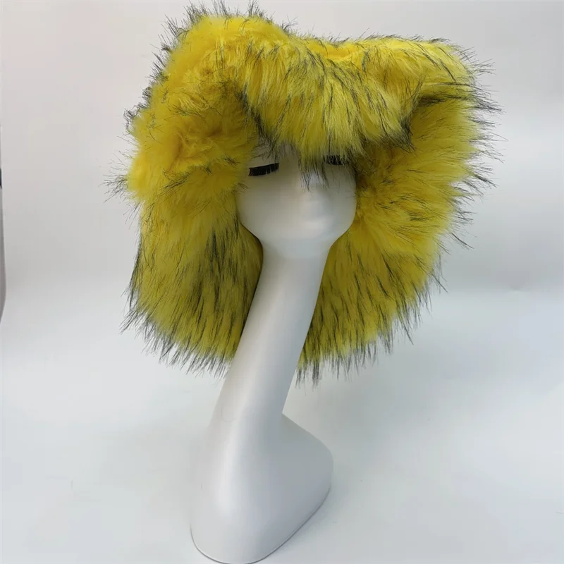 Oversize Fluffy Faux Fur Hats