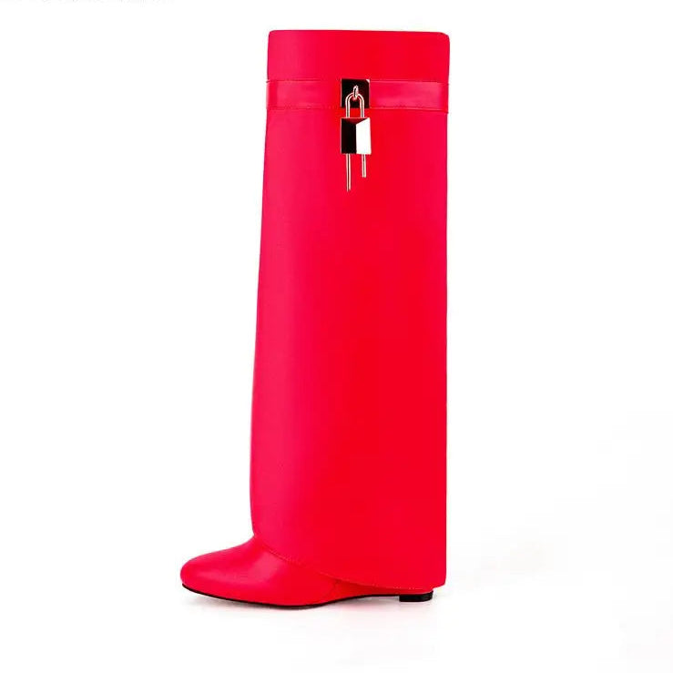 Boss Lock Knee High Boots