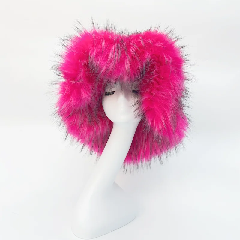 Oversize Fluffy Faux Fur Hats
