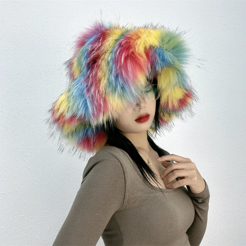Faux Fur Bucket Hat