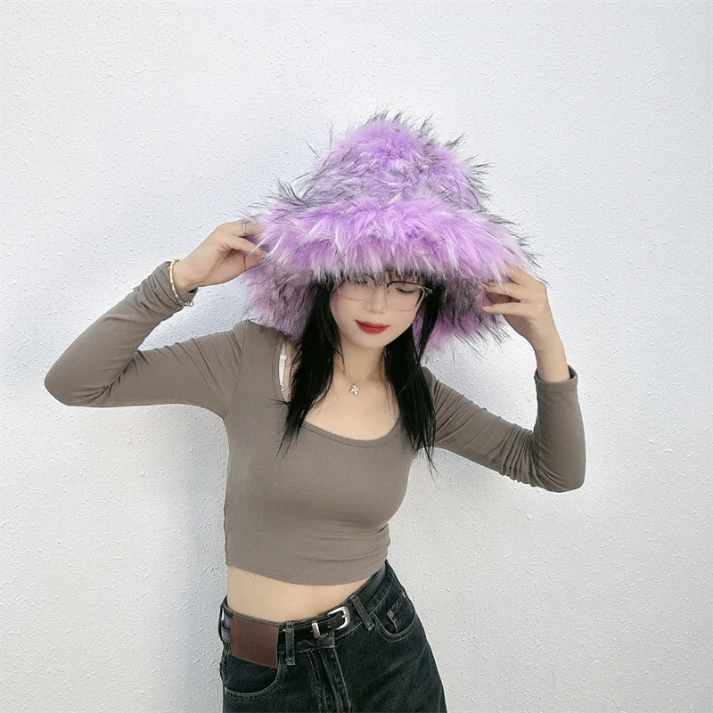 Faux Fur Bucket Hat