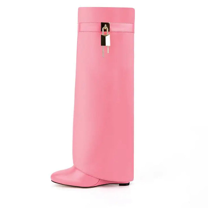 Boss Lock Knee High Boots