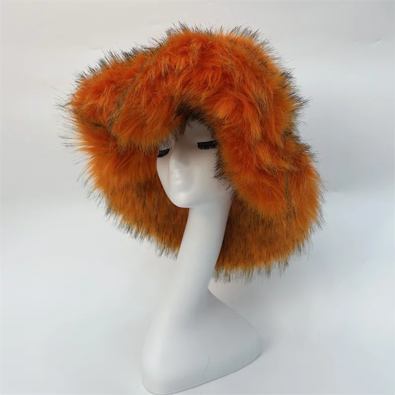 Oversize Fluffy Faux Fur Hats