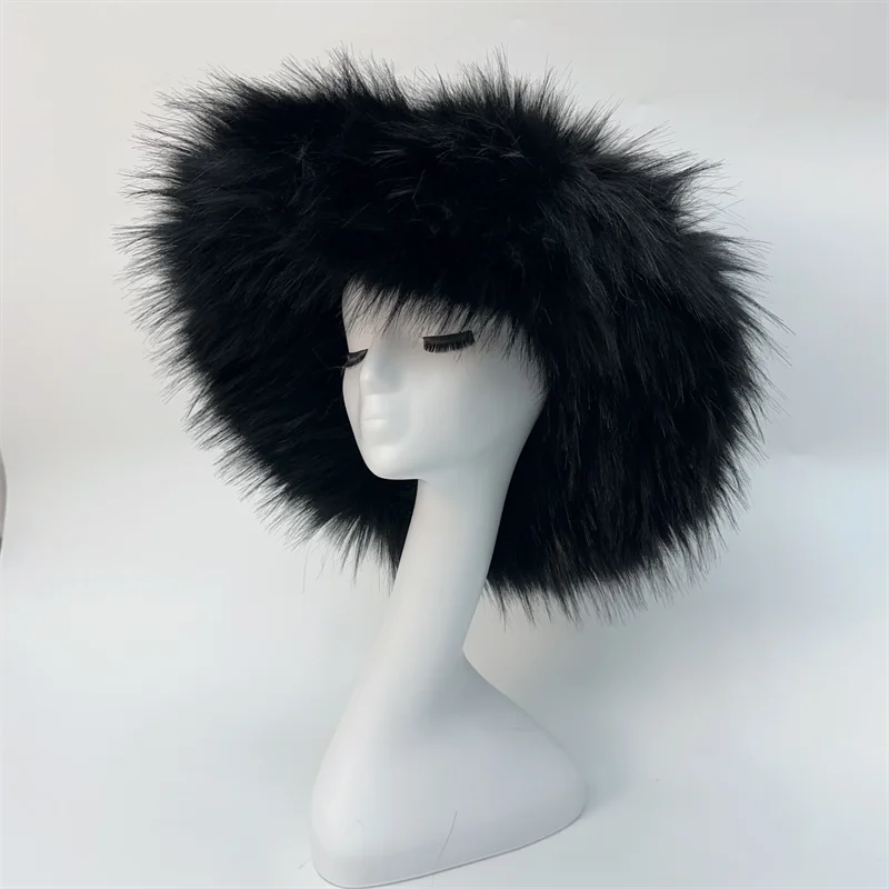Oversize Fluffy Faux Fur Hats