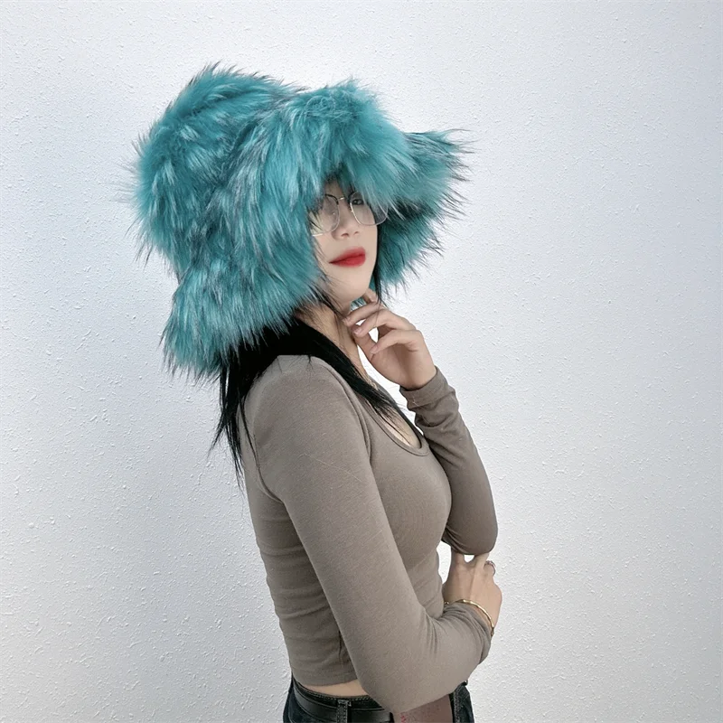 Faux Fur Bucket Hat