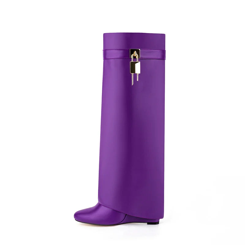 Boss Lock Knee High Boots