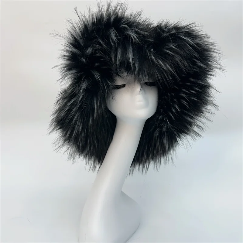 Oversize Fluffy Faux Fur Hats