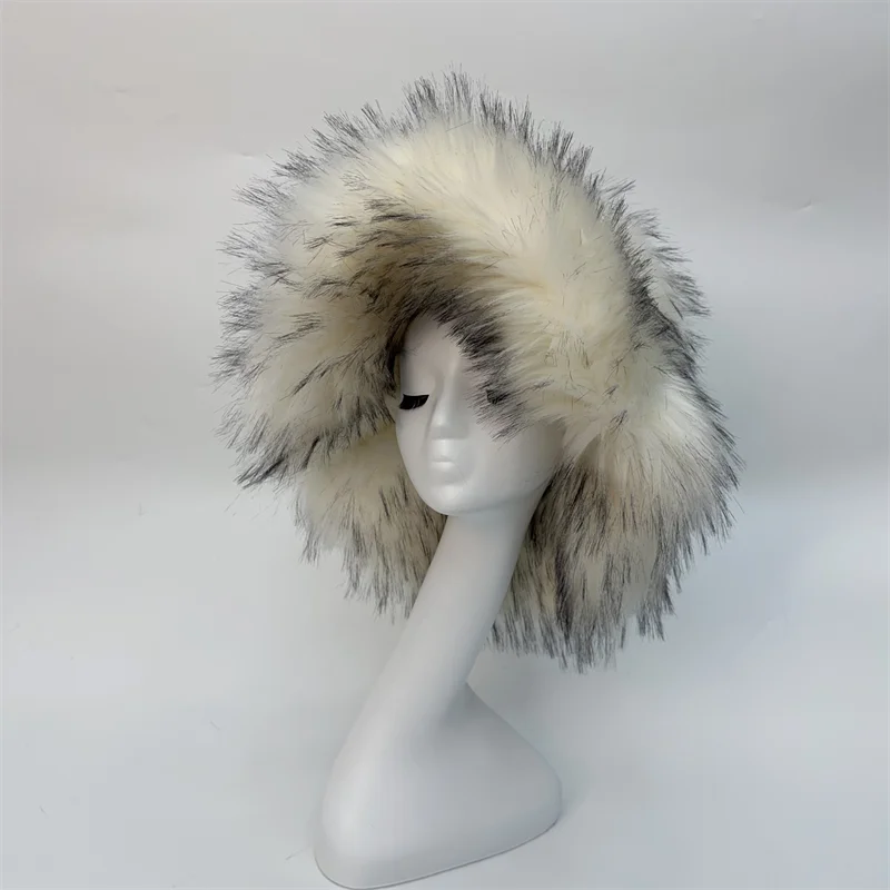 Oversize Fluffy Faux Fur Hats