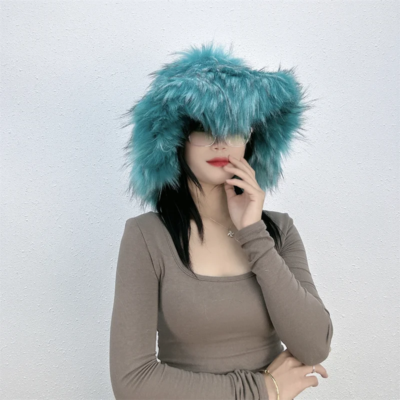Faux Fur Bucket Hat