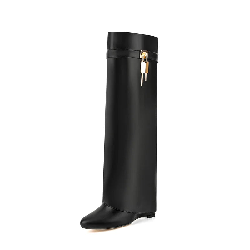 Boss Lock Knee High Boots