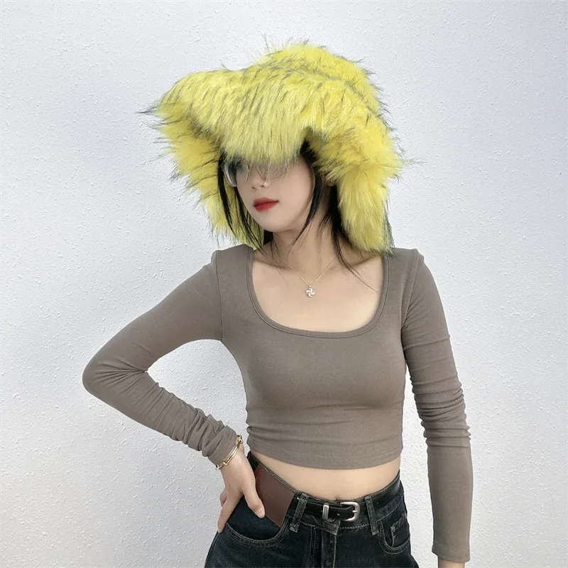 Faux Fur Bucket Hat
