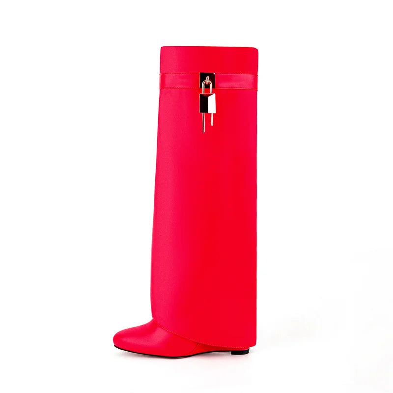 Boss Lock Knee High Boots