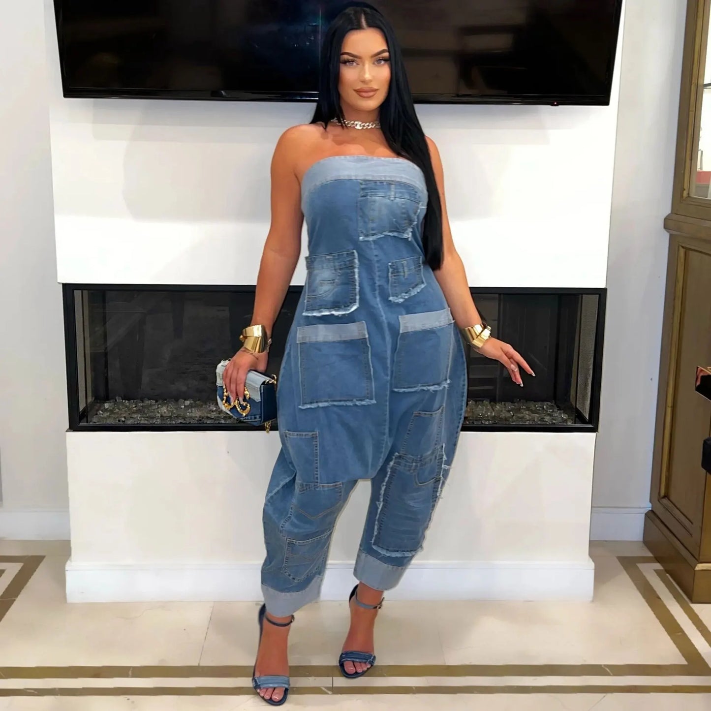 One Piece Cargo Romper