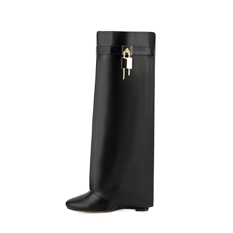 Boss Lock Knee High Boots