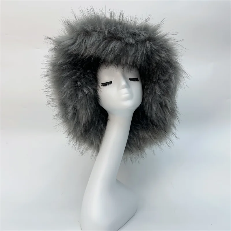 Oversize Fluffy Faux Fur Hats