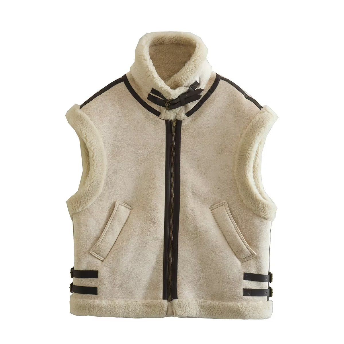 Collared Vest Coat