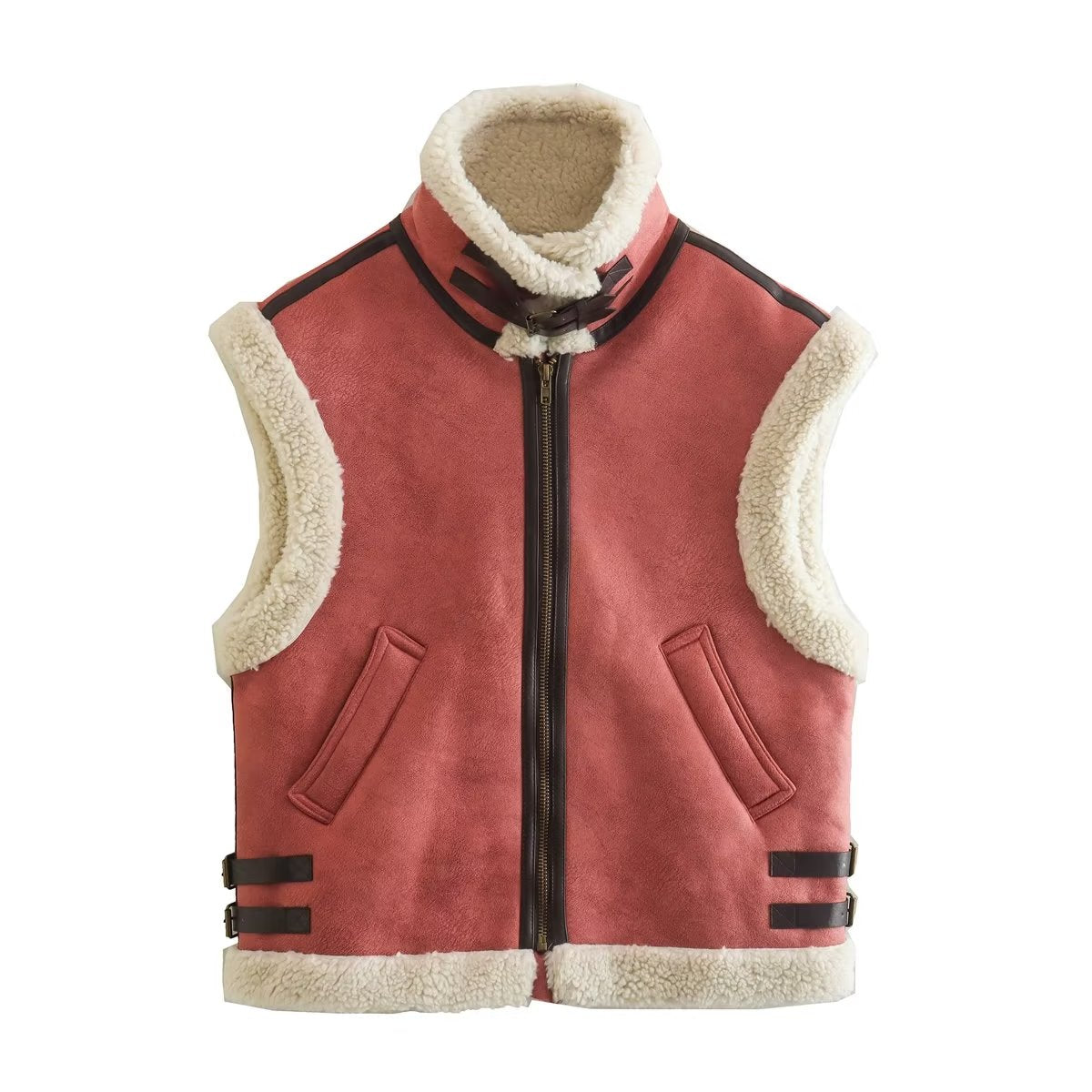 Collared Vest Coat