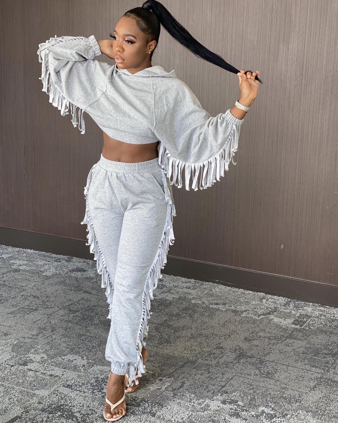 Two Piece Tassel Set