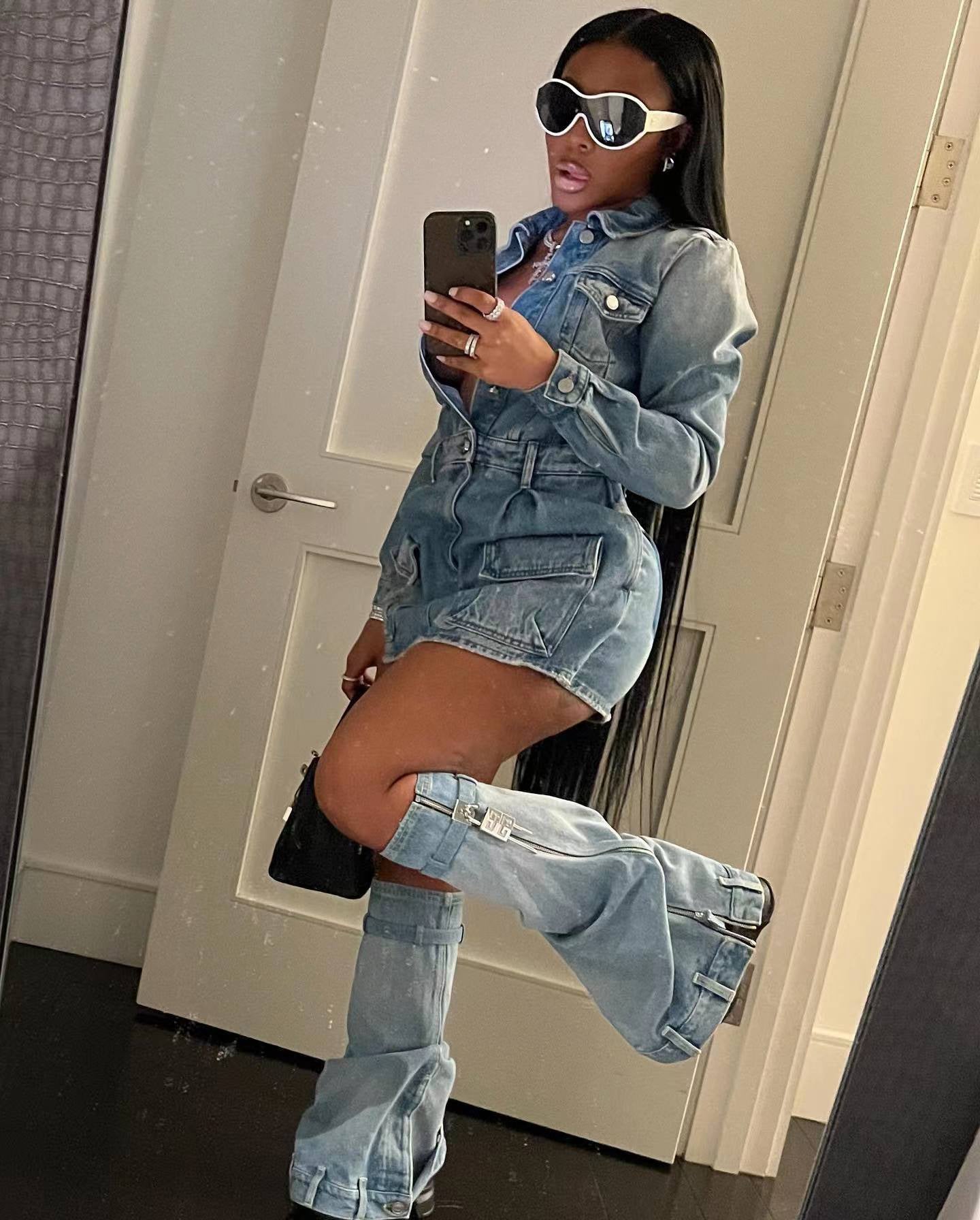 Luxury Luxe 3 Piece Denim Set