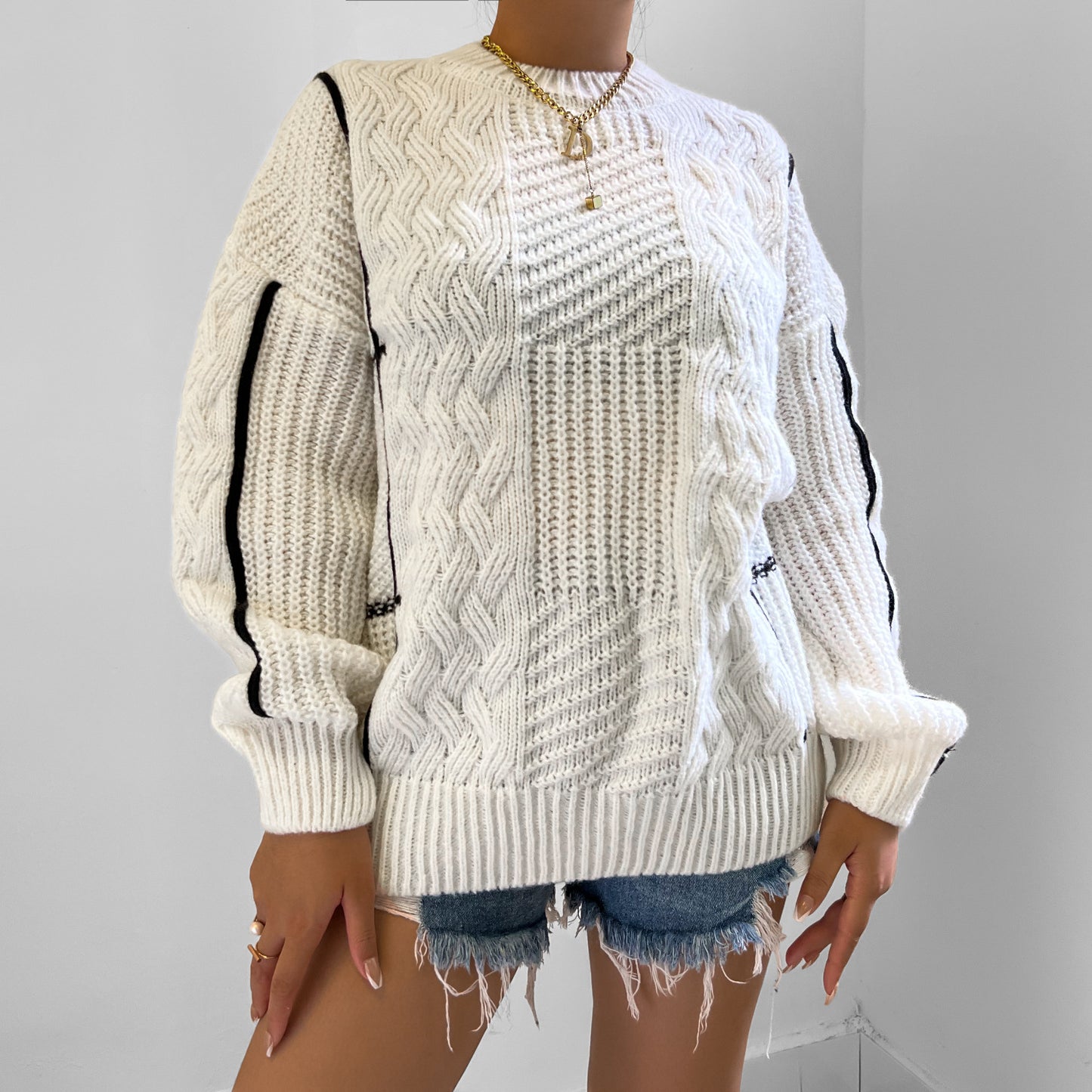Lantern Sleeve Sweater Sweater