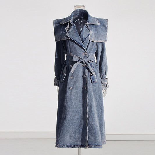 Regal Boss Denim Trench Coat