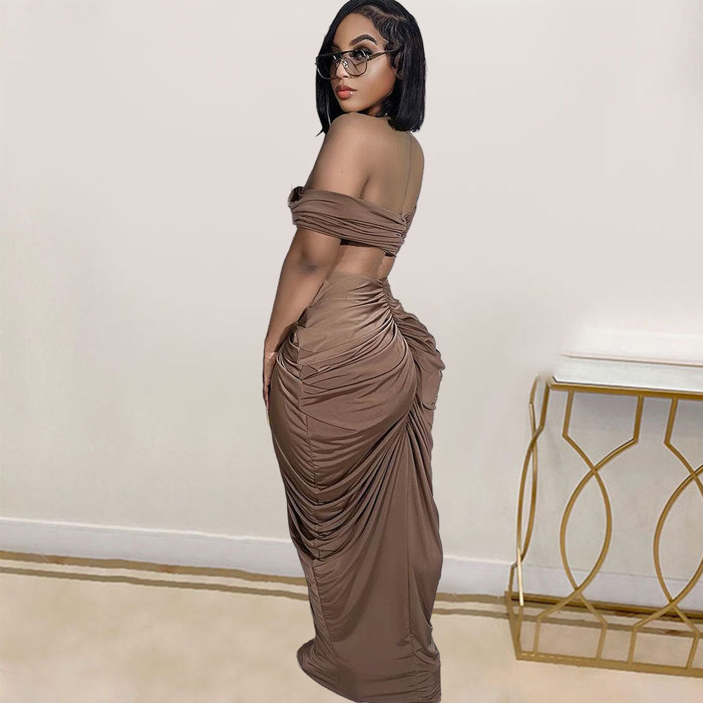 Egyptian Pleated Two Piece Set