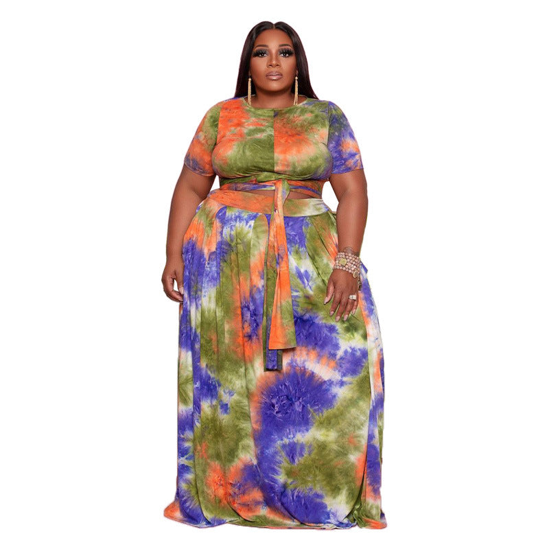 Curvy High Waist Two-Piece Suit