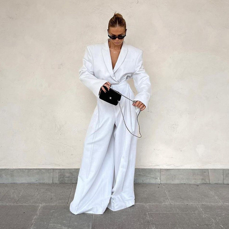 White Trousers Suit