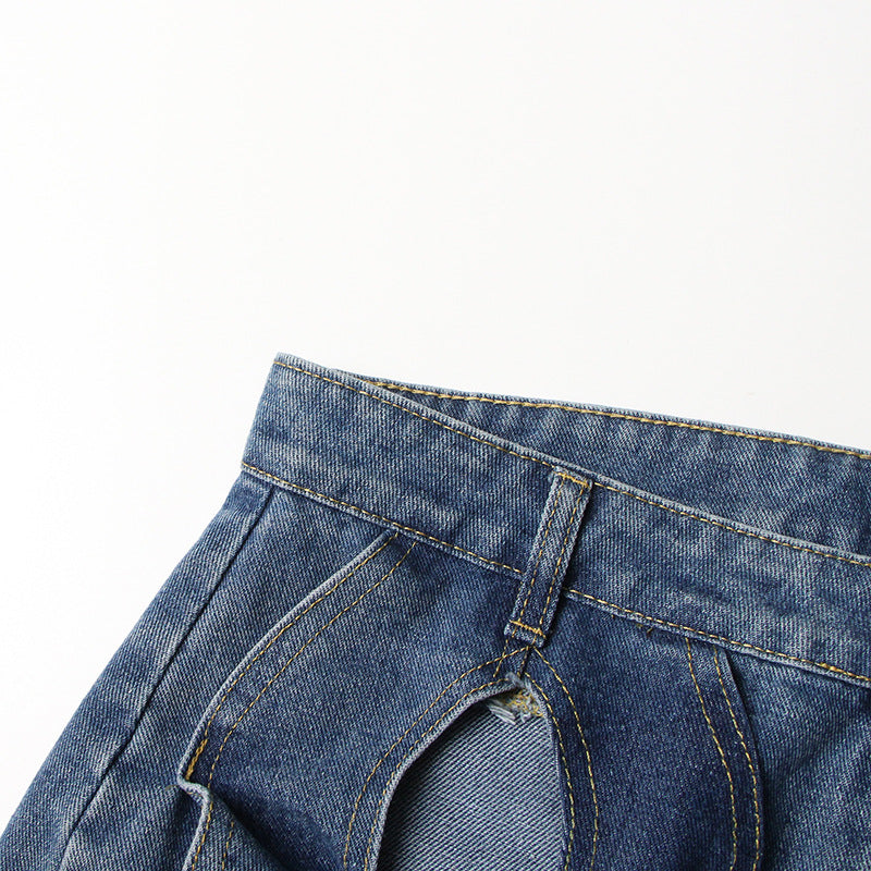 Twisted Denim Jeans