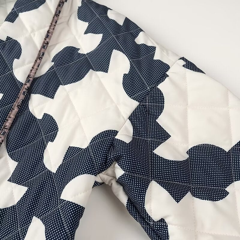 Printed Kimono Cardigan Coat
