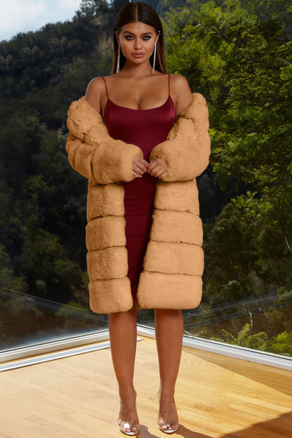 Faux Fur Coat Cotton Coat